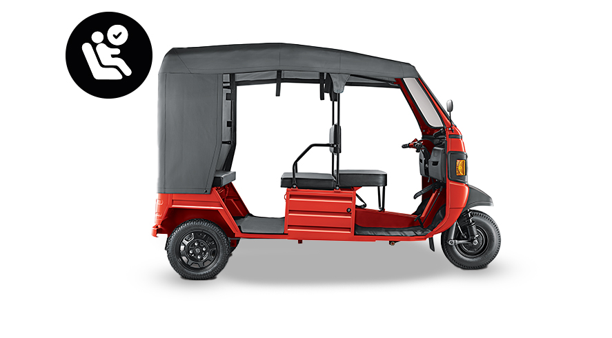 Mahindra e deals alfa rickshaw