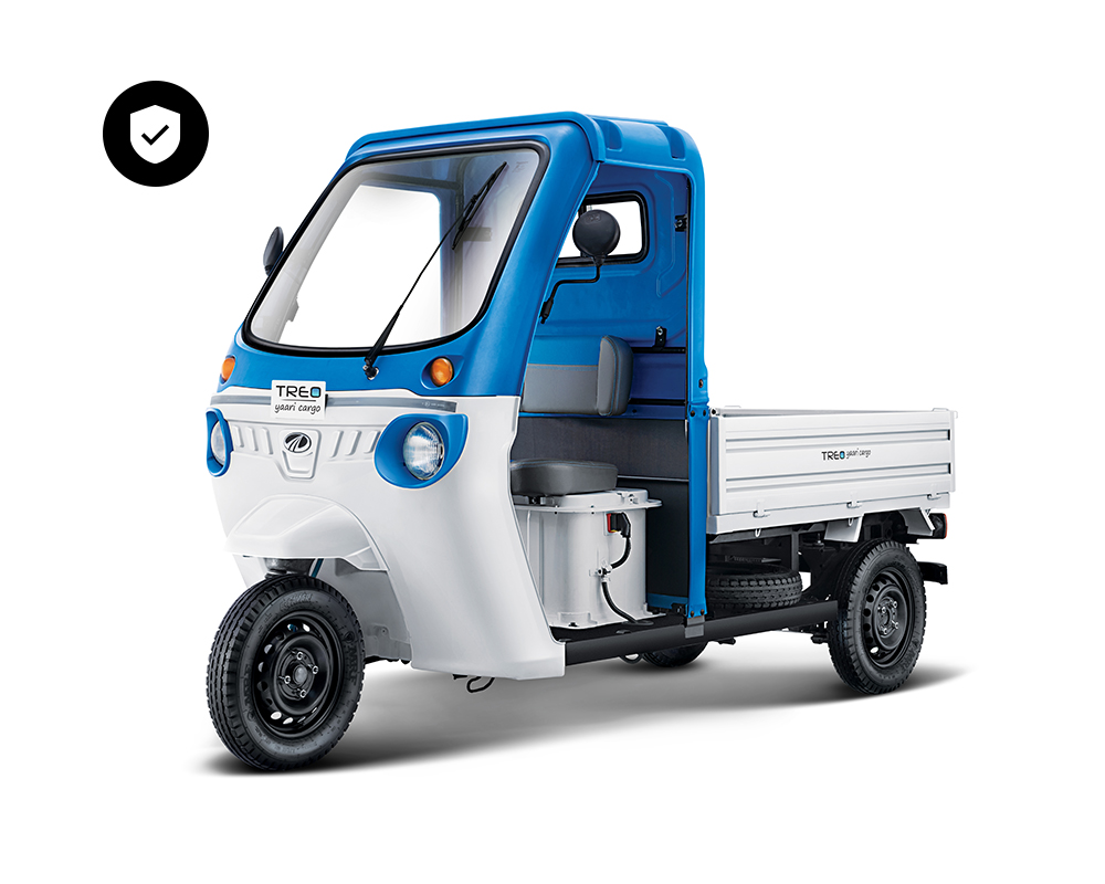 Treo Yaari Cargo with Charging Time of 3 hours 20 mins + / - 15 mins